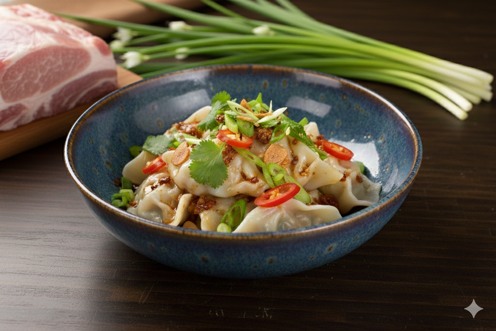 Pork and Chives Poached Dumpling 韭菜猪肉水饺 (20pcs)